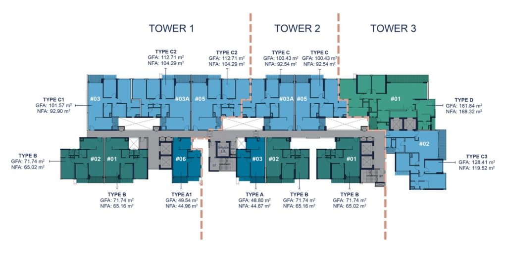 Q2 Thao Dien Layout typical floor plan