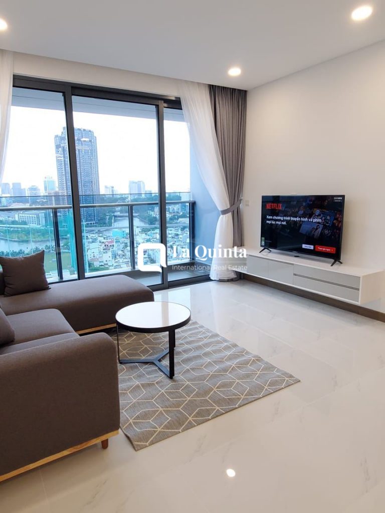 3br apartment at sunwah pearl living room