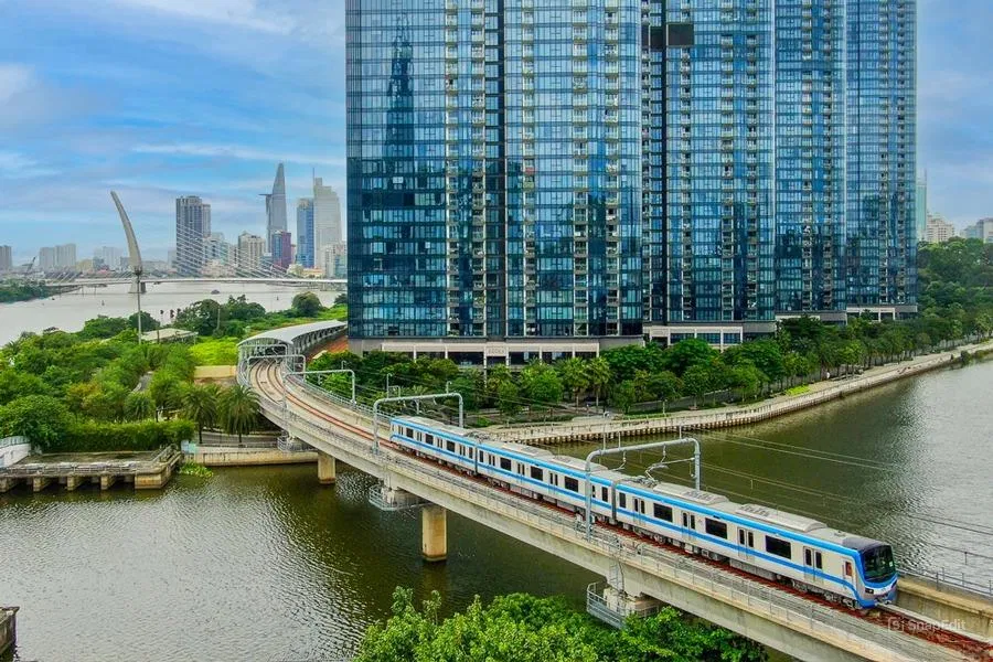 Metro Line 1 connects the eastern HCMC and city center within 15 minutes