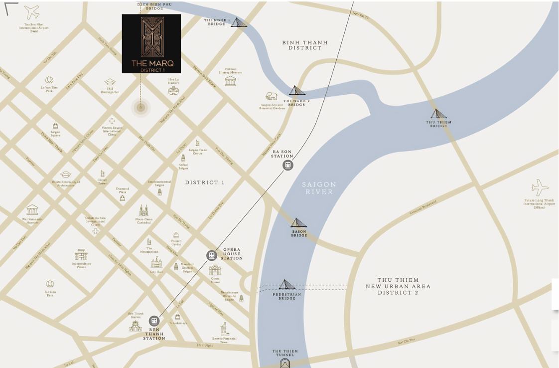 THE MARQ LOCATION AND CONNECTIVITY