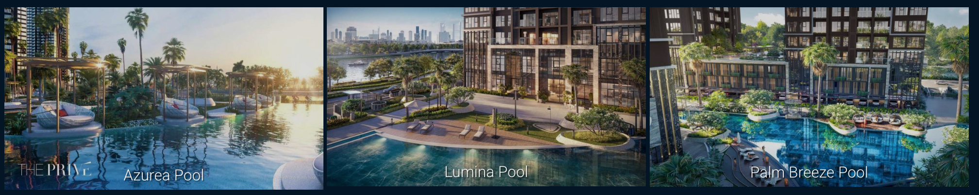 The Prive amenities