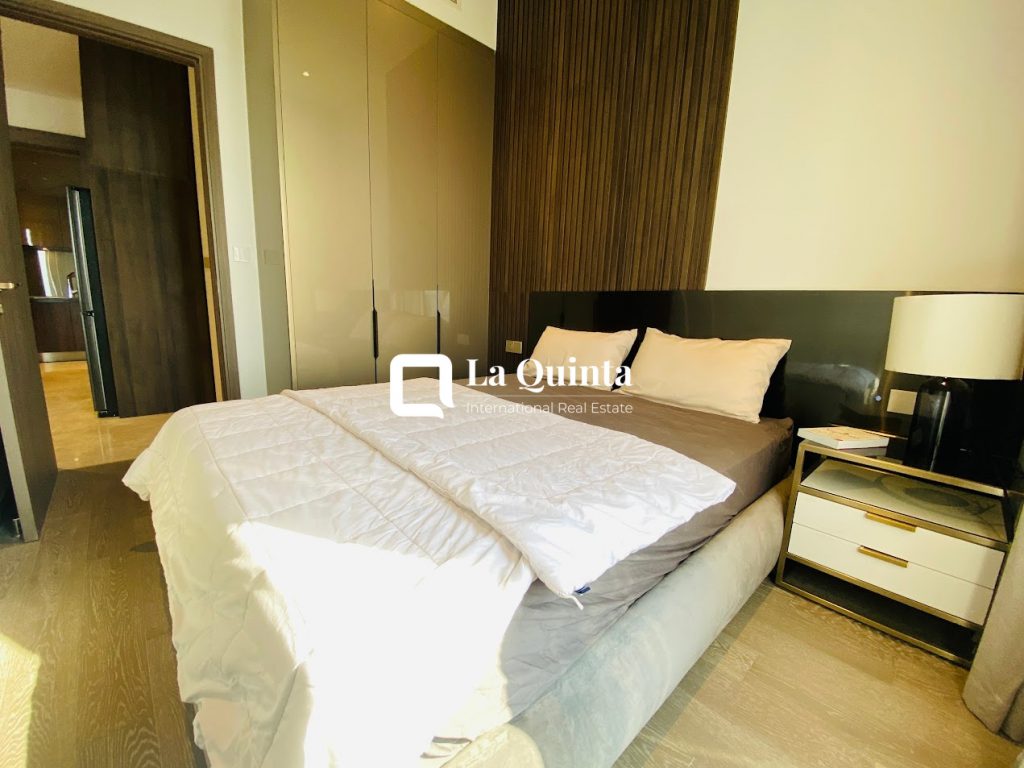 The MarQ apartment bedroom