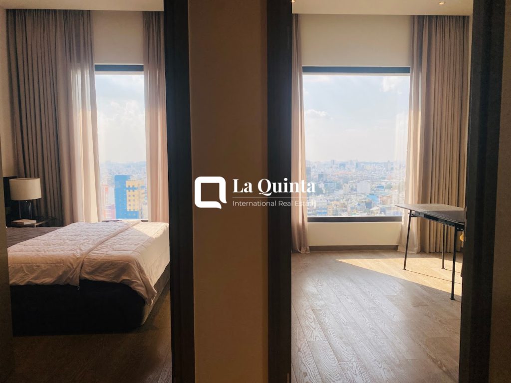 The MarQ apartment bedroom