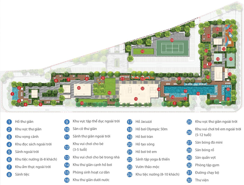 One Verandah amenities