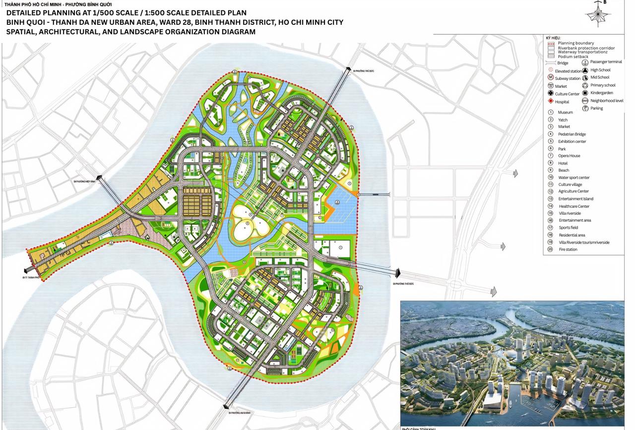 Saigon River corridor real estate - Deatiled Planning