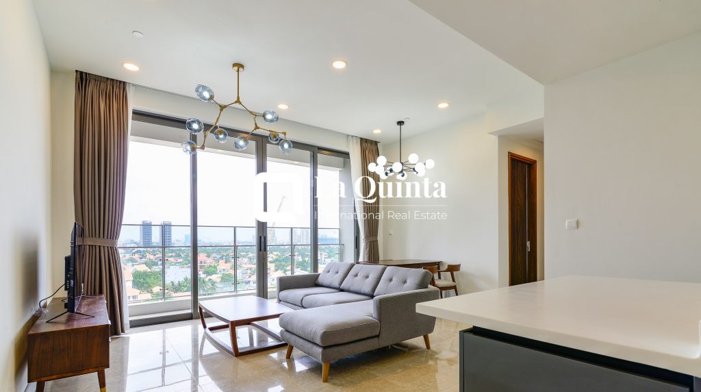 2BR apartment Nassim Thao Dien livingroom