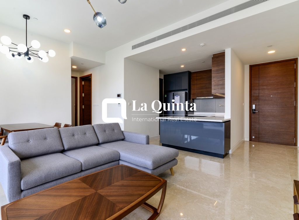 2BR apartment Nassim Thao Dien livingroom