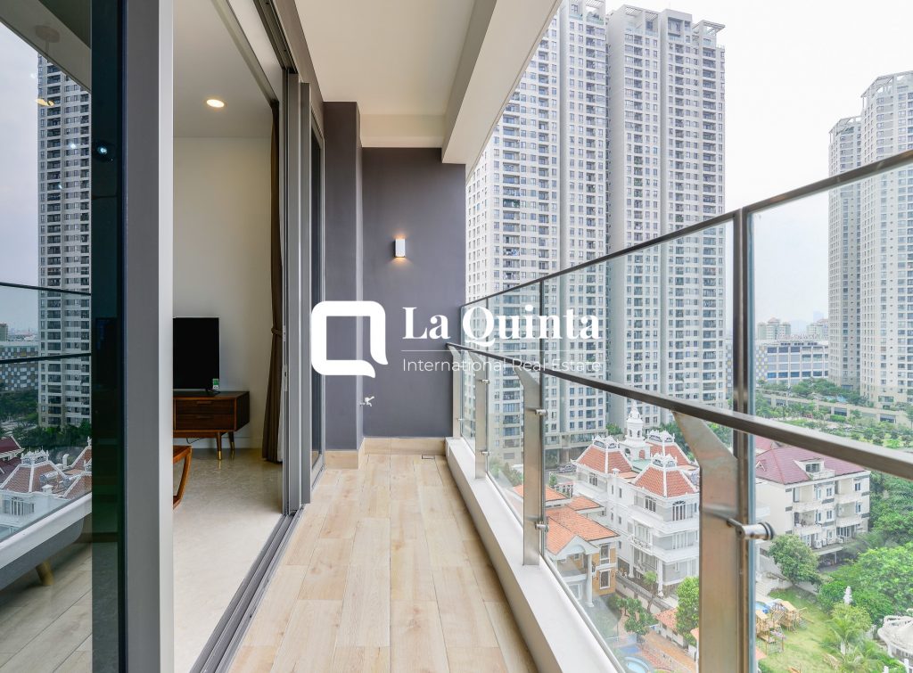 2BR apartment Nassim Thao Dien balcony