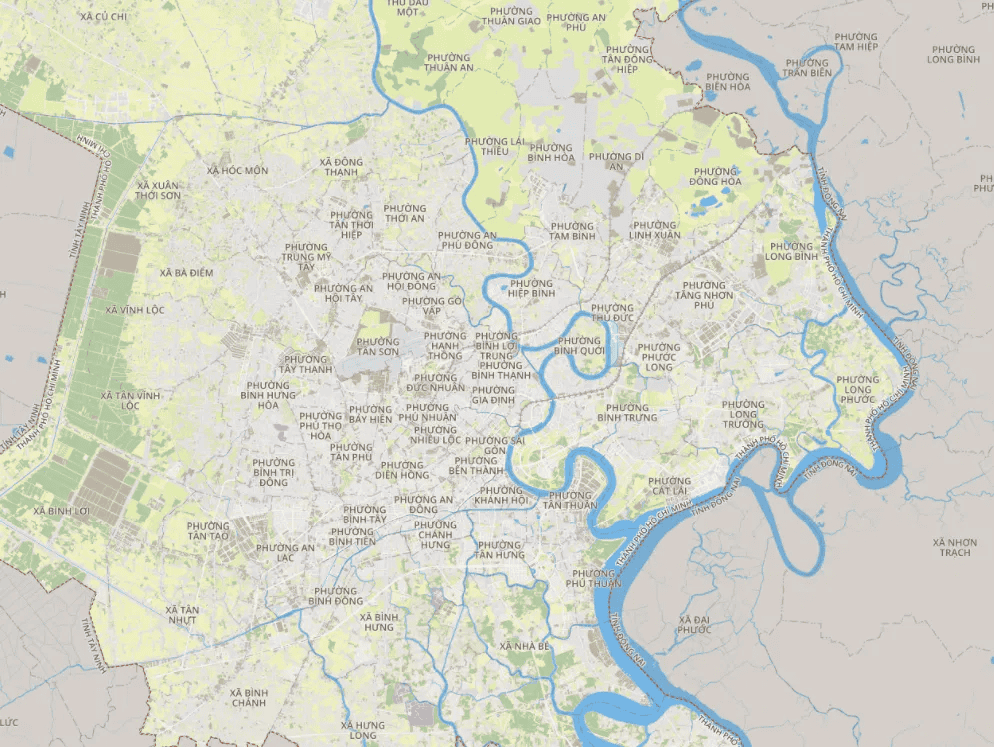 HCMC Ward Map
