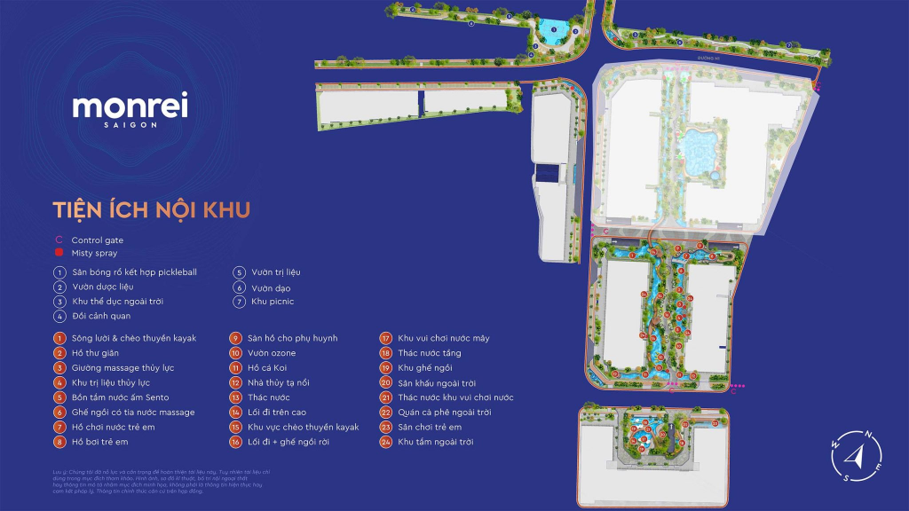 Monrei Saigon amenities