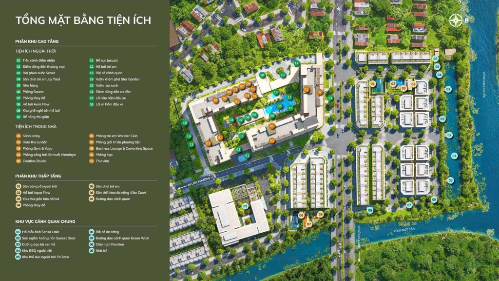 Imperia Sensa Park Amenities Map